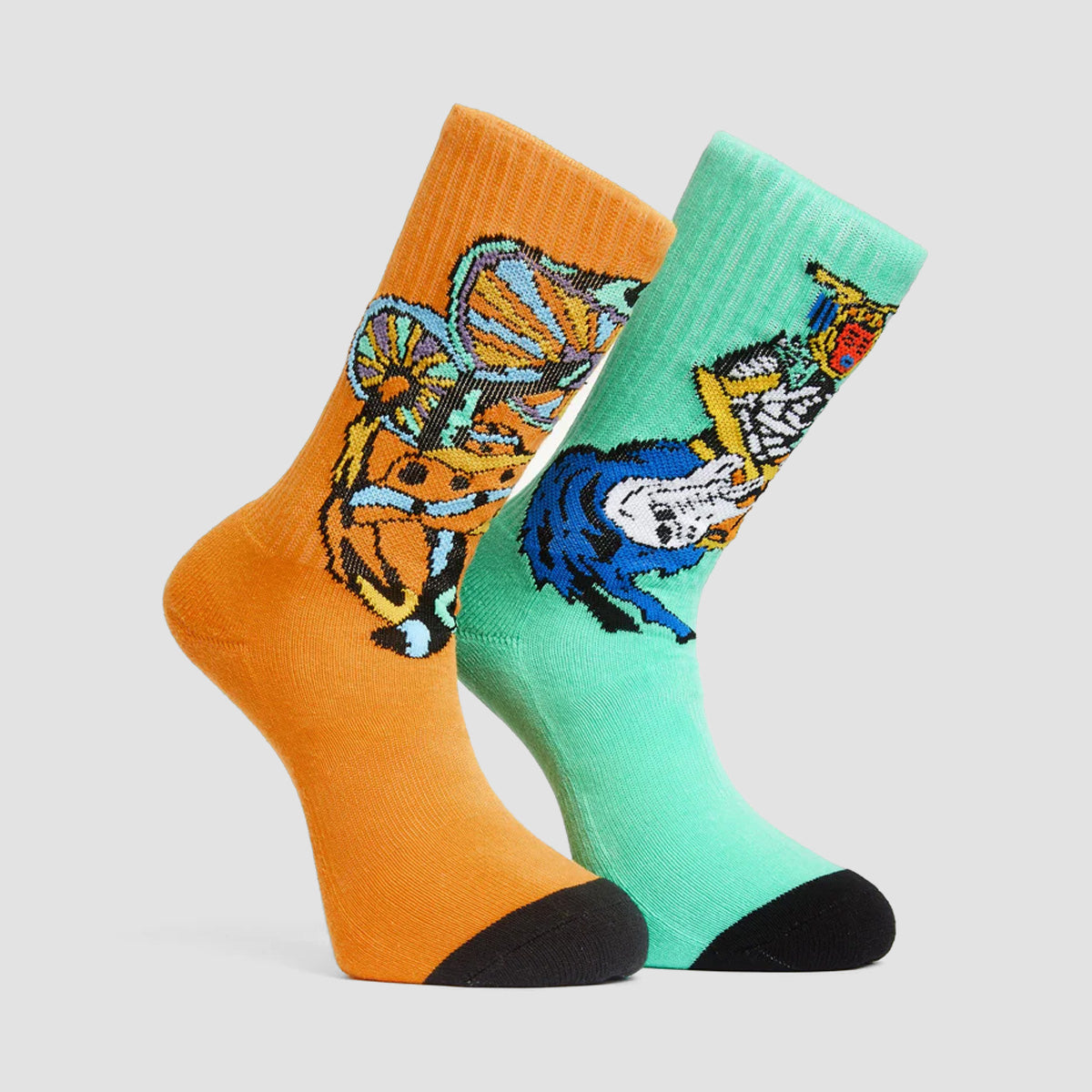 Volcom FA Bob Mollema Socks 4 Pack Mint