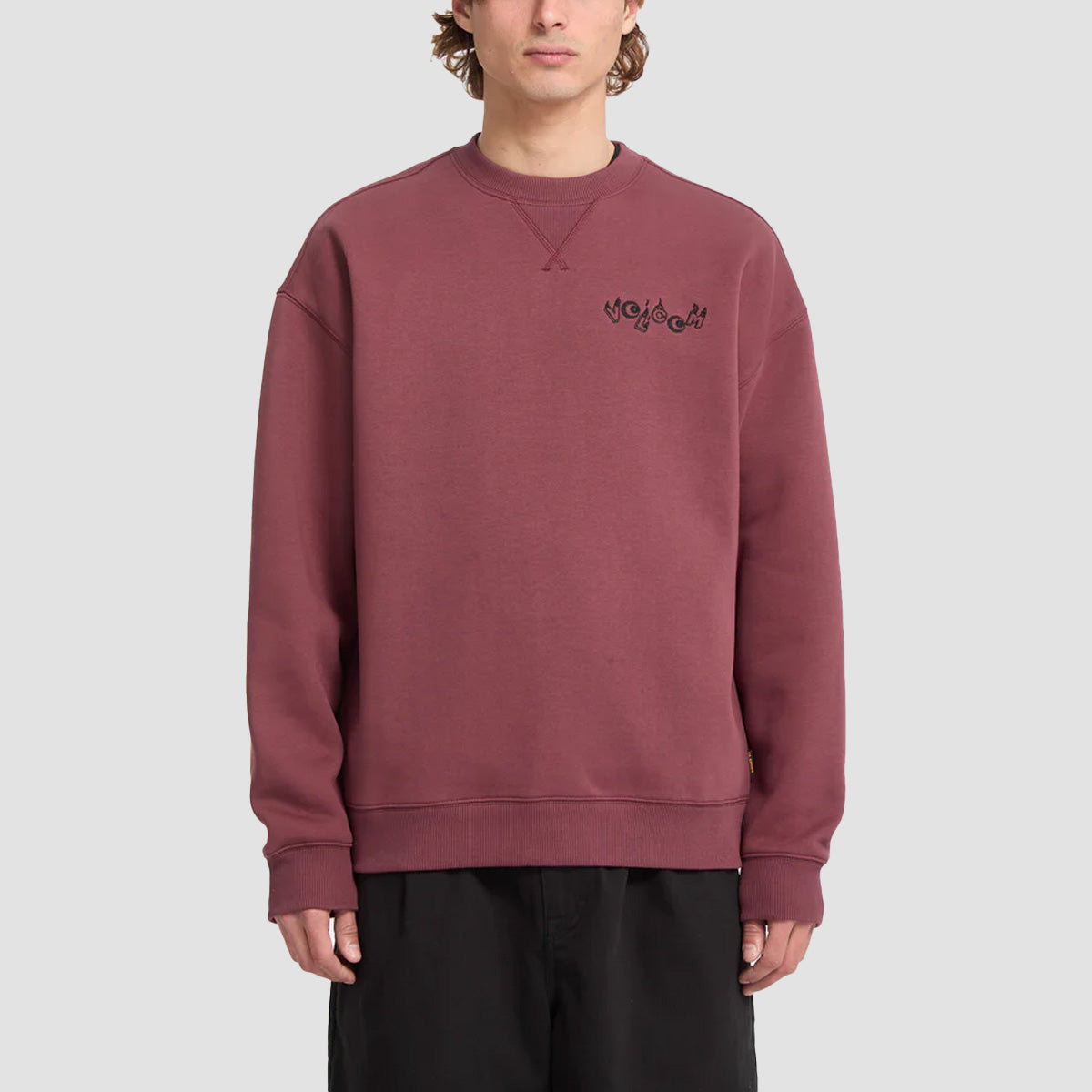 Volcom FA Daniel Shepard Crew Sweatshirt Merlot