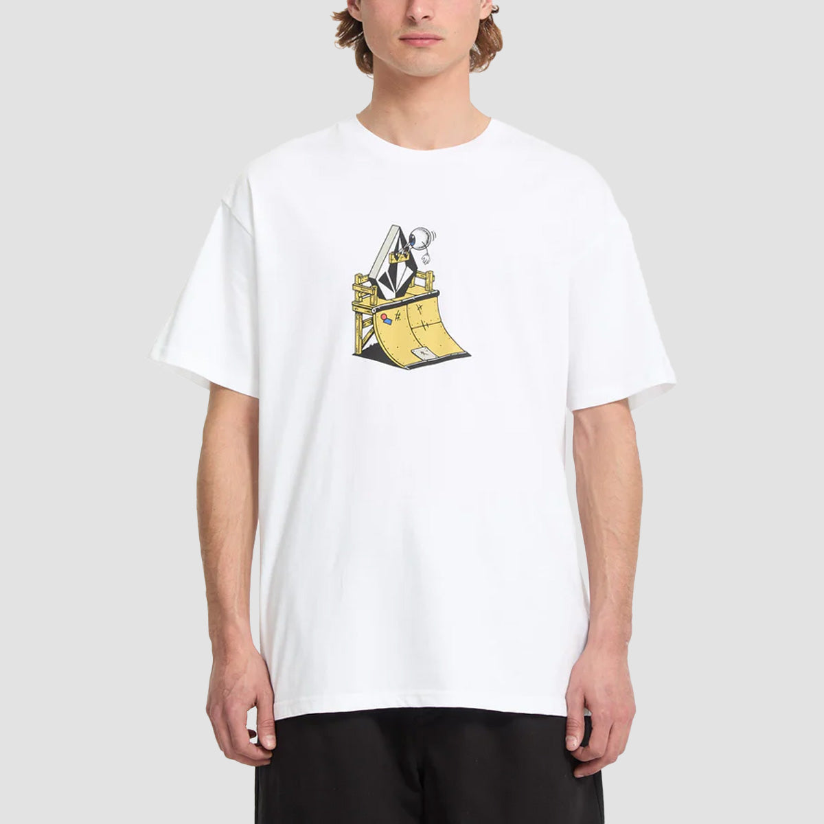 Volcom FA Daniel Shepard Walleye T-Shirt White