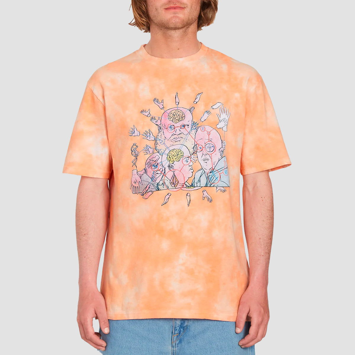 Volcom FA Ed Merlin Murray 1 LSE T-Shirt Peach Bud