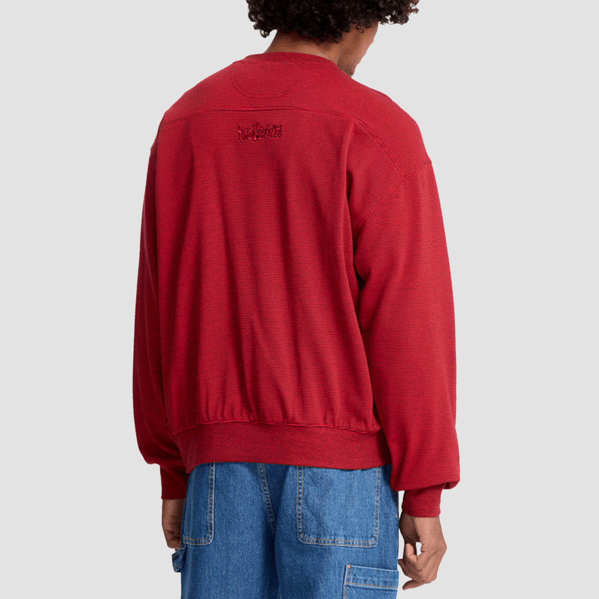Volcom FA JJ Villard Crew Sweatshirt Lifeguard Red