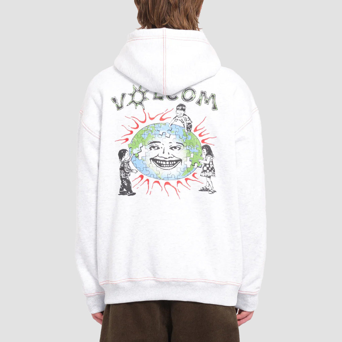 Volcom FA Keutchi 1 Pullover Hoodie Bone Heather