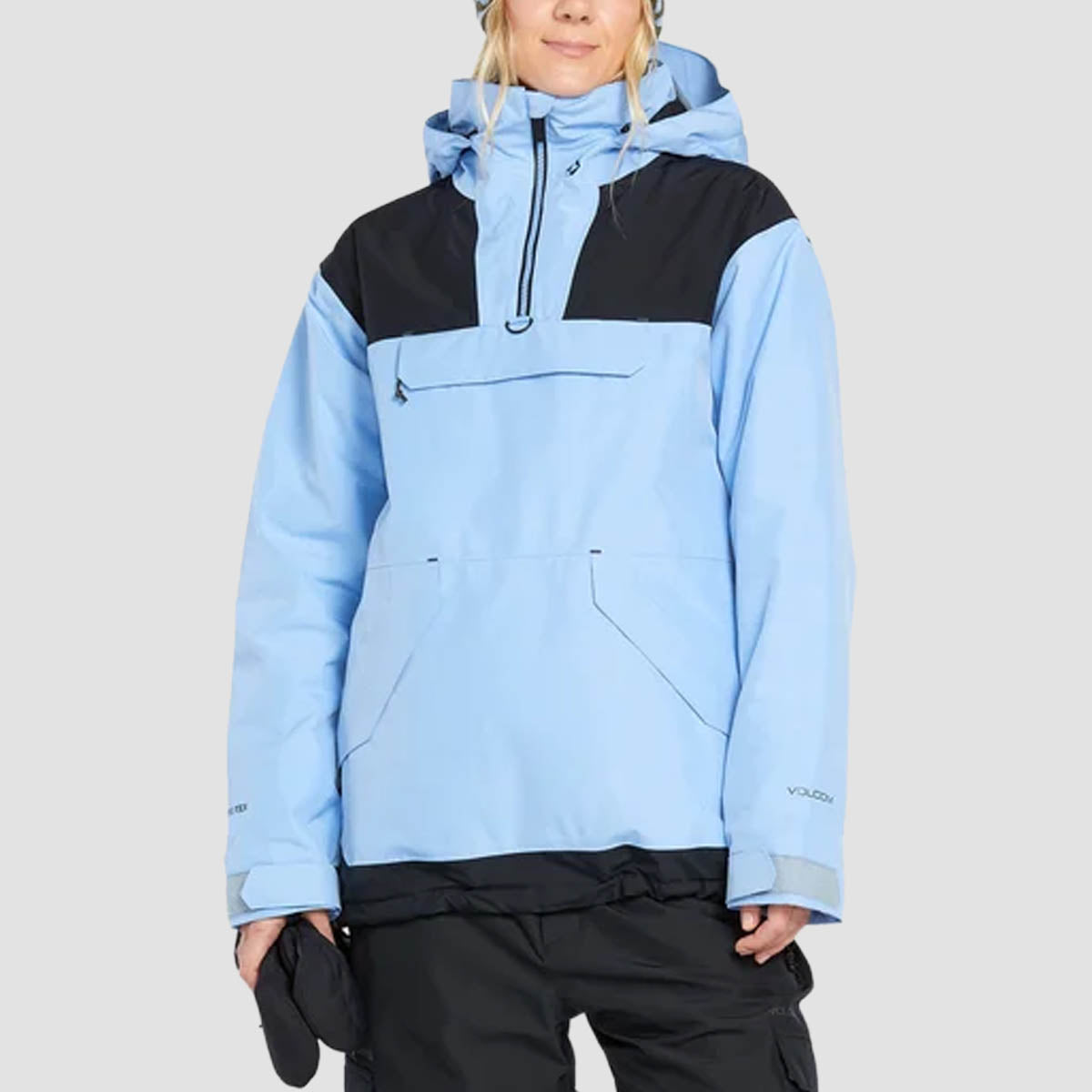 Volcom Fern Ins Gore-Tex Pullover Snow Jacket Crystal Blue - Womens