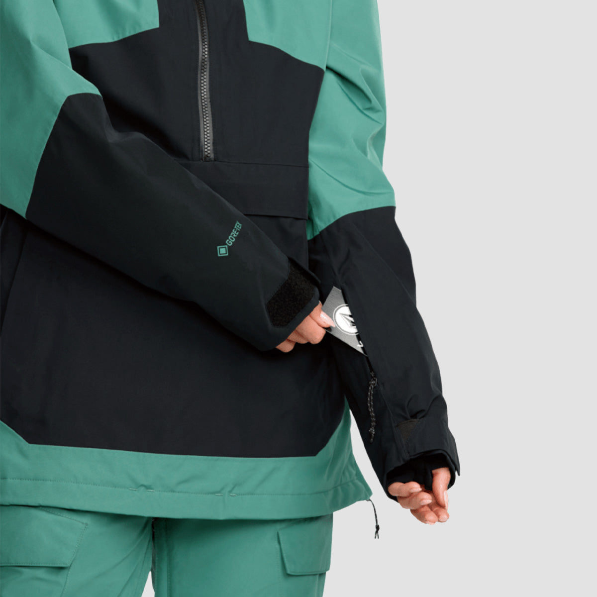 Volcom Fern Ins Gore-Tex Pullover Snow Jacket Spruce Green - Womens