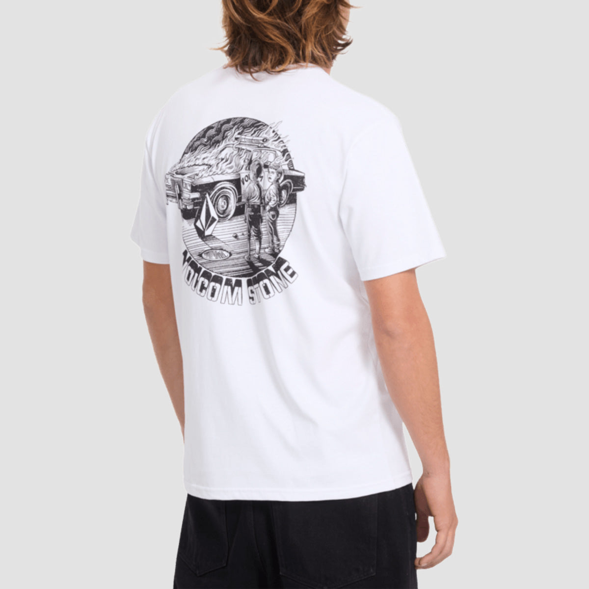 Volcom Firecar T-Shirt White