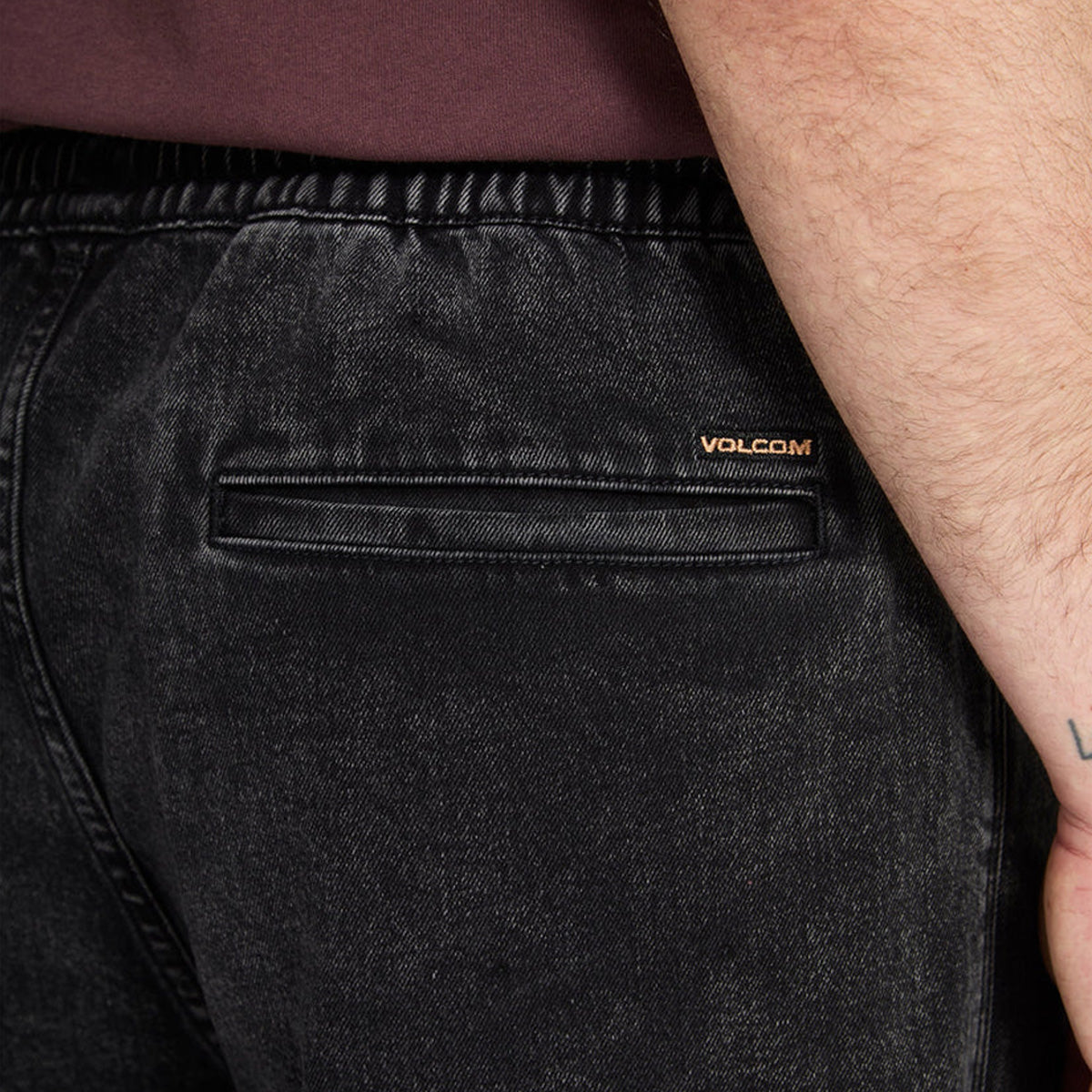 Volcom Freazy EW Loose Fit Jeans Blackity Black