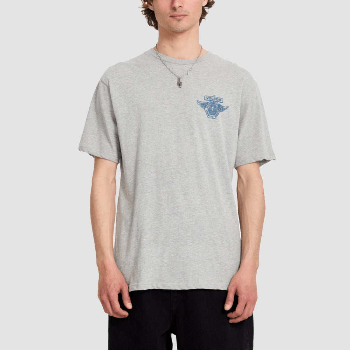 Volcom Free Wheel T-Shirt Heather Grey