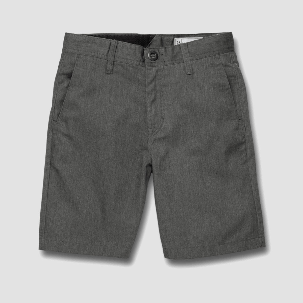 Volcom Frickin Chino Shorts Charcoal Heather - Kids