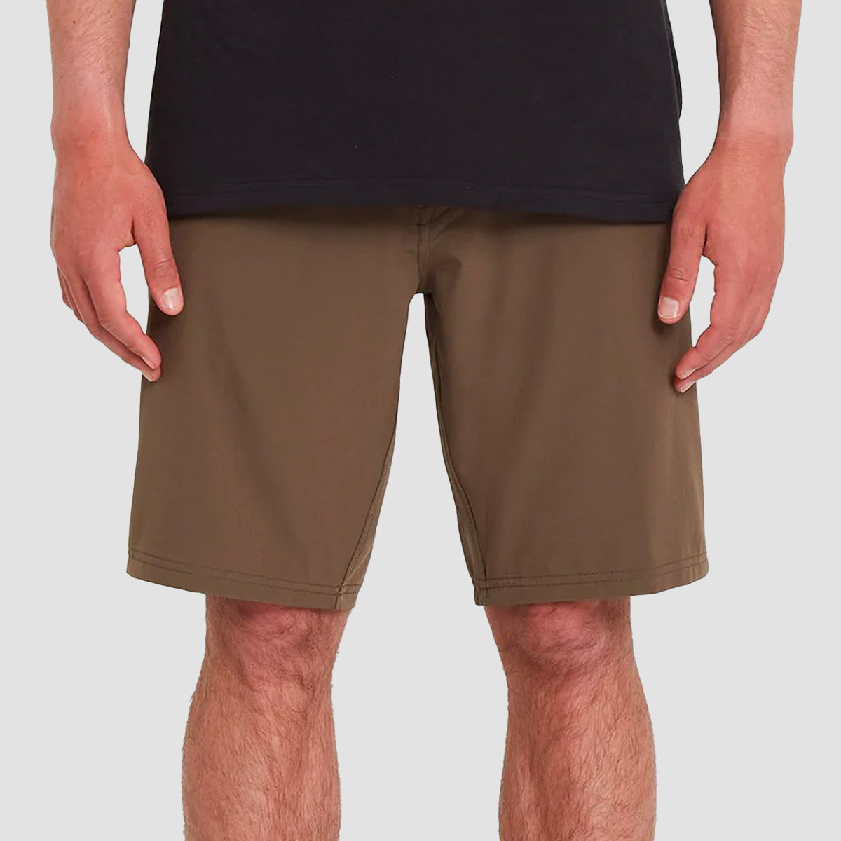 Volcom Frickin Cross Shred 20" Hybrid Shorts Tarmac Brown