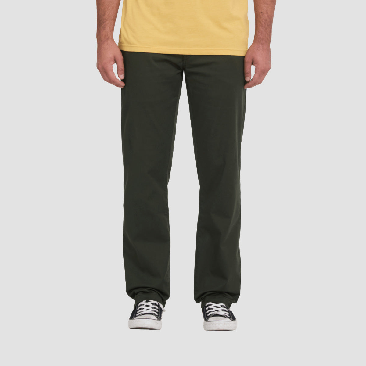 Volcom Frickin Modern Stretch Chino Pants Rinsed Black