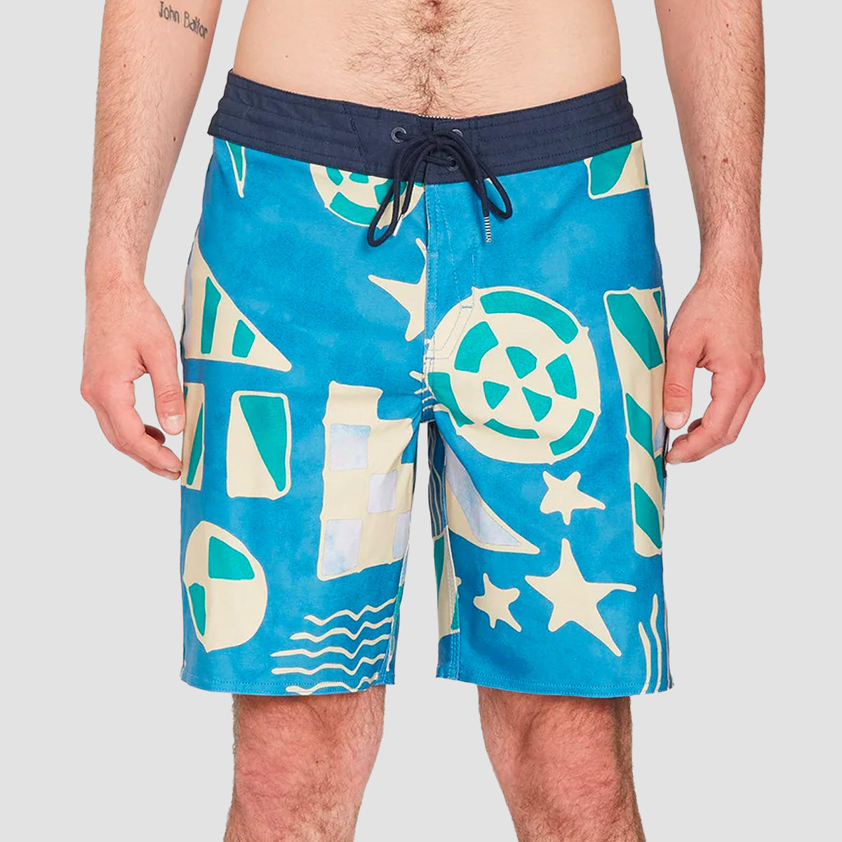 Volcom Geo Stoney 19" Boardshorts Aged Indigo