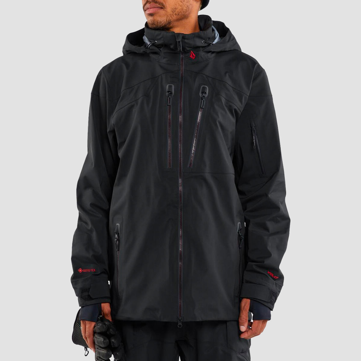 Volcom Guch Stretch Gore Snow Jacket Black