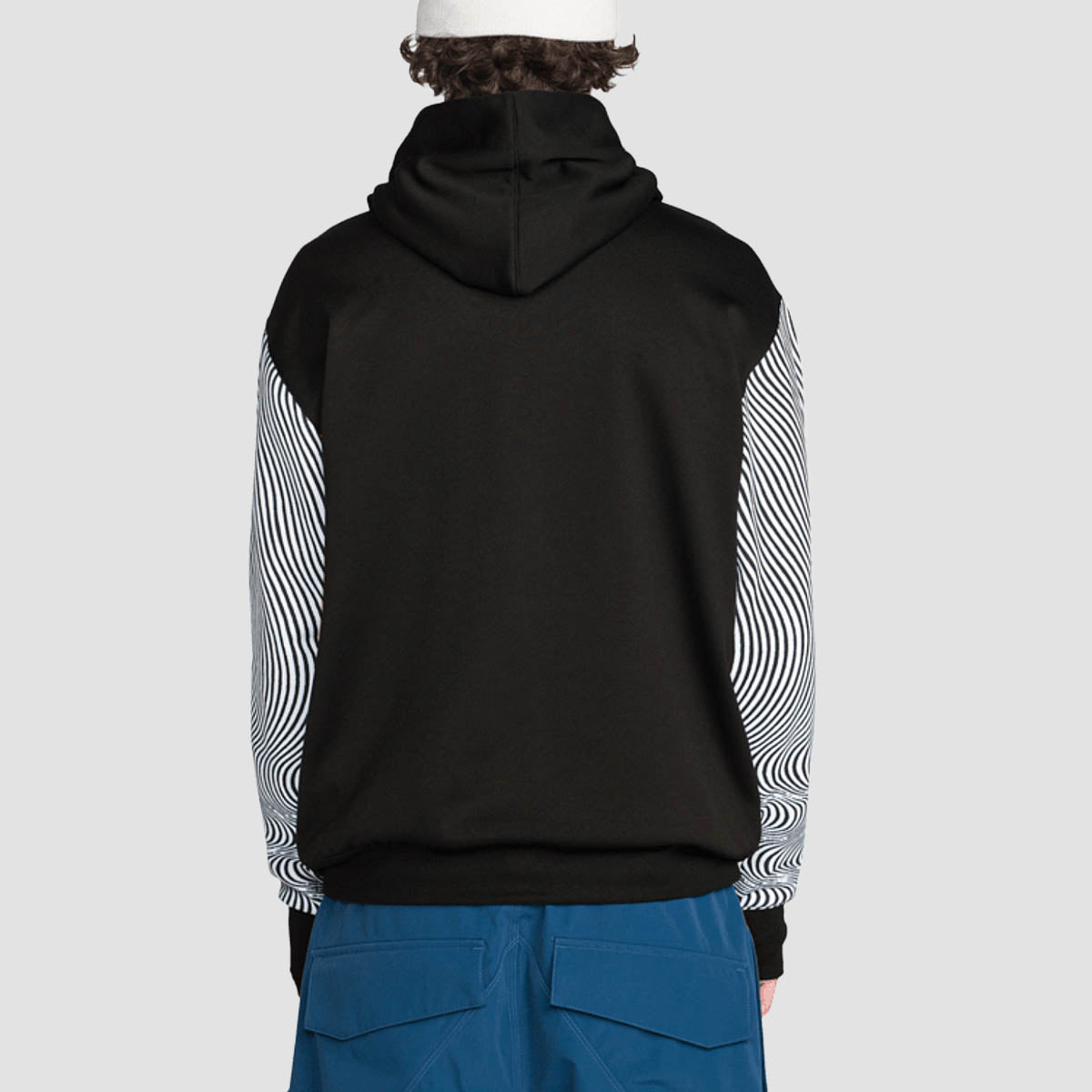Volcom Hydro Riding Snow Pullover Hoodie Black/White
