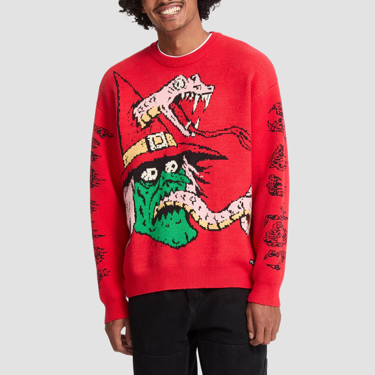 Volcom JJ Villard Sweater Lifeguard Red