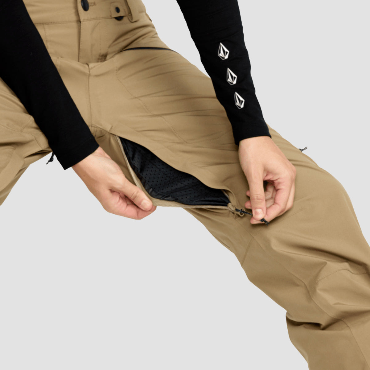 Volcom Karat Stretch 30K Snow Pants Bronze - Womens