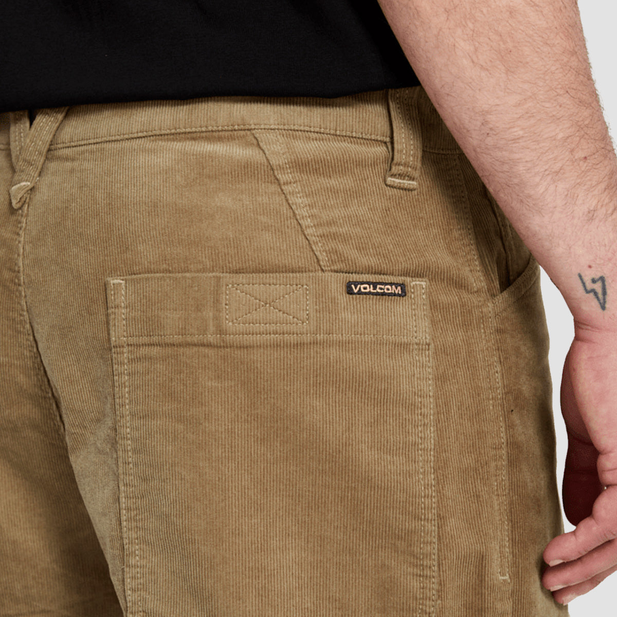 Volcom Kraftsman Cord Pants Dark Khaki