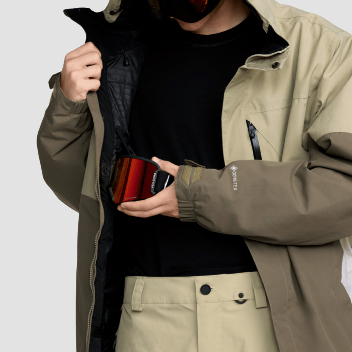 Volcom L Gore-Tex Snow Jacket Moss Green