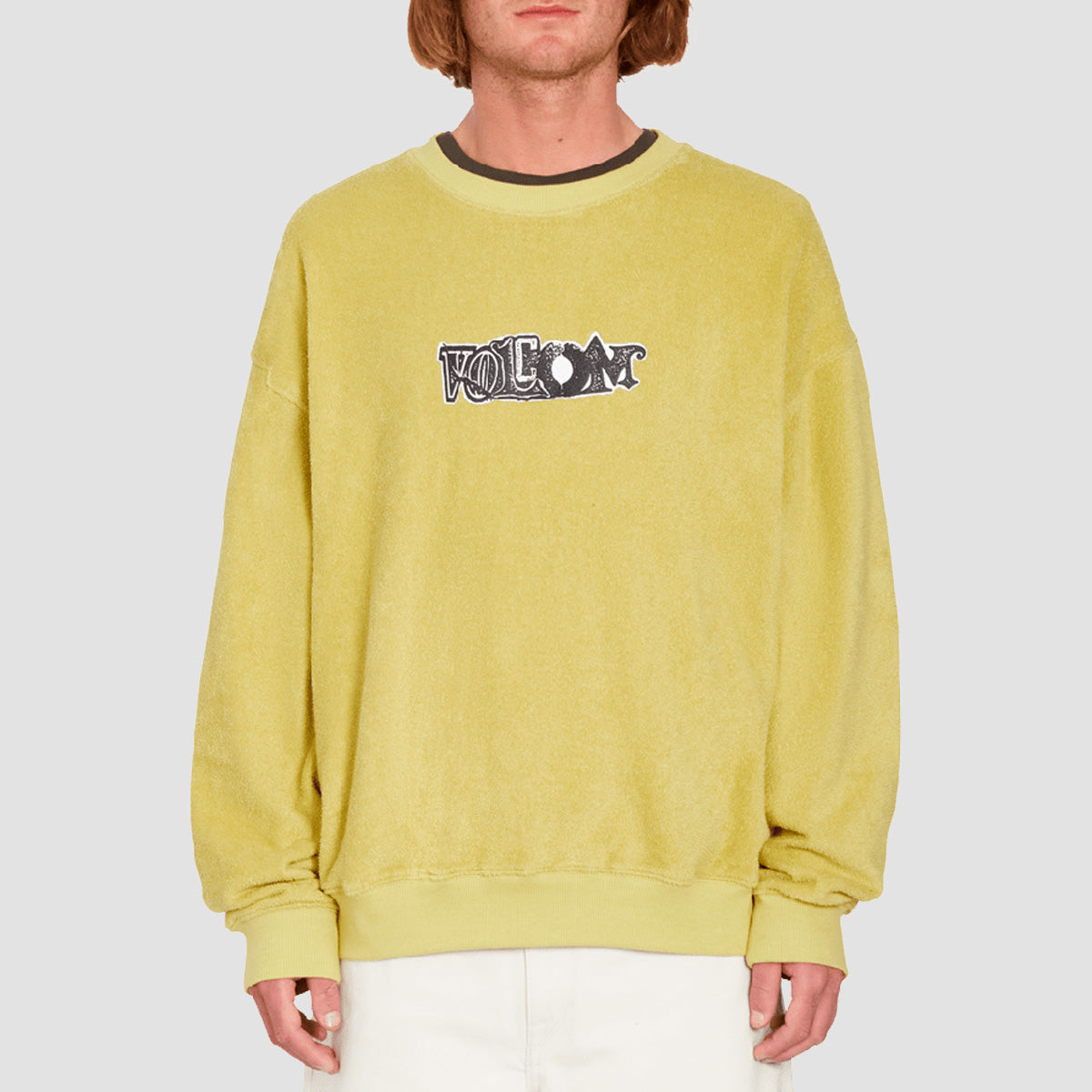 Volcom Lentil Mind Invasion Crew Sweat Lentil Green