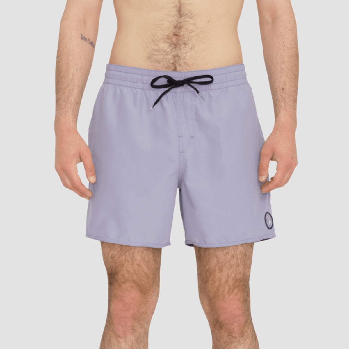 Volcom Lido Solid Trunk 16" Boardshorts Violet Dust