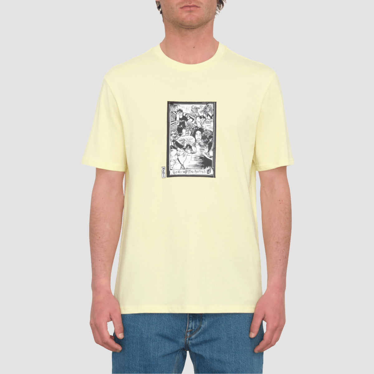 Volcom Maditi T-Shirt Aura Yellow