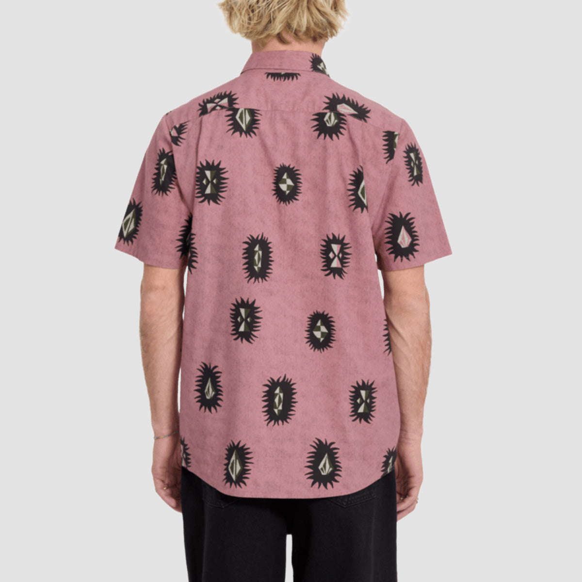 Volcom Markerstone Short Sleeve Shirt Stone Rose