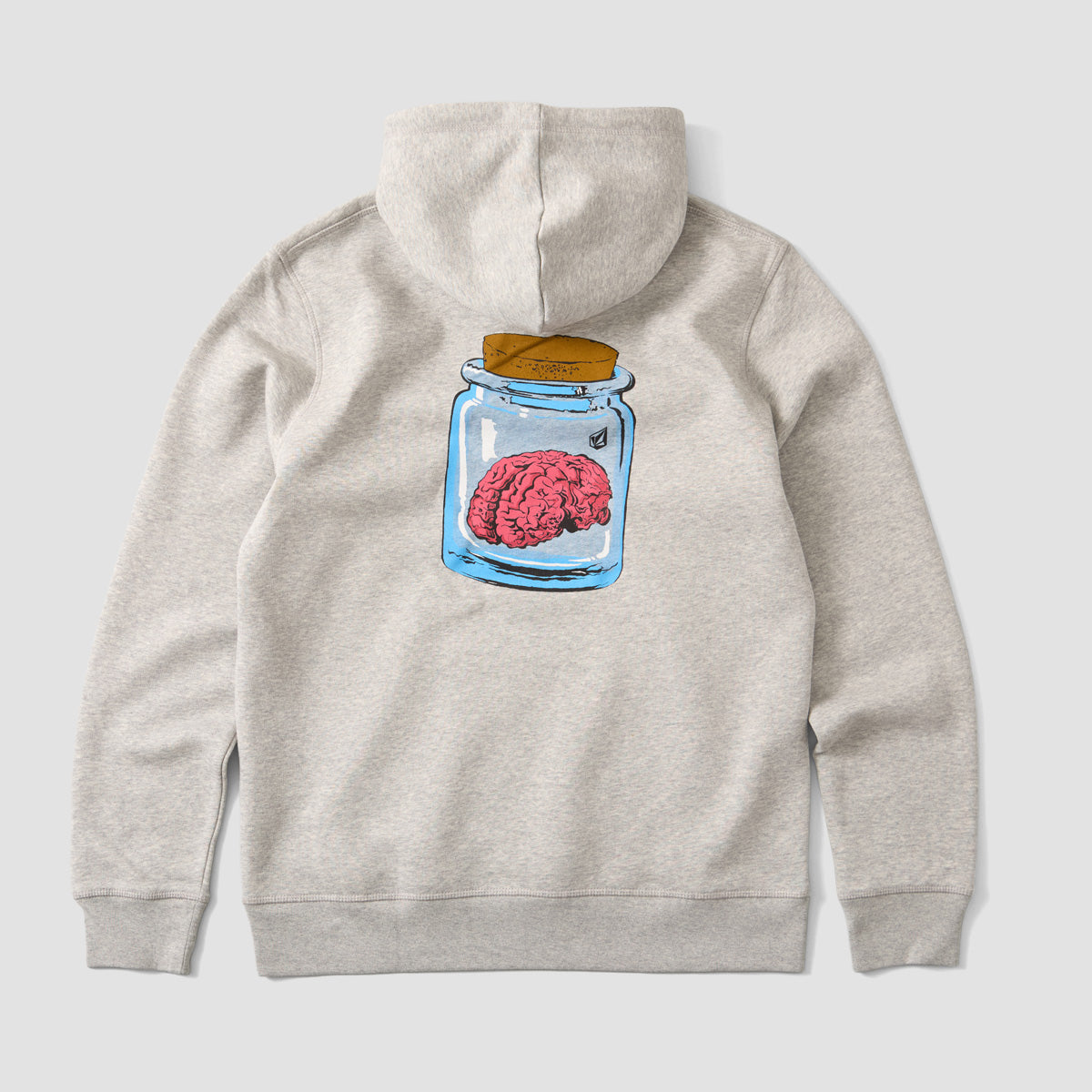 Volcom Mindbottle Pullover Hoodie Heather Grey