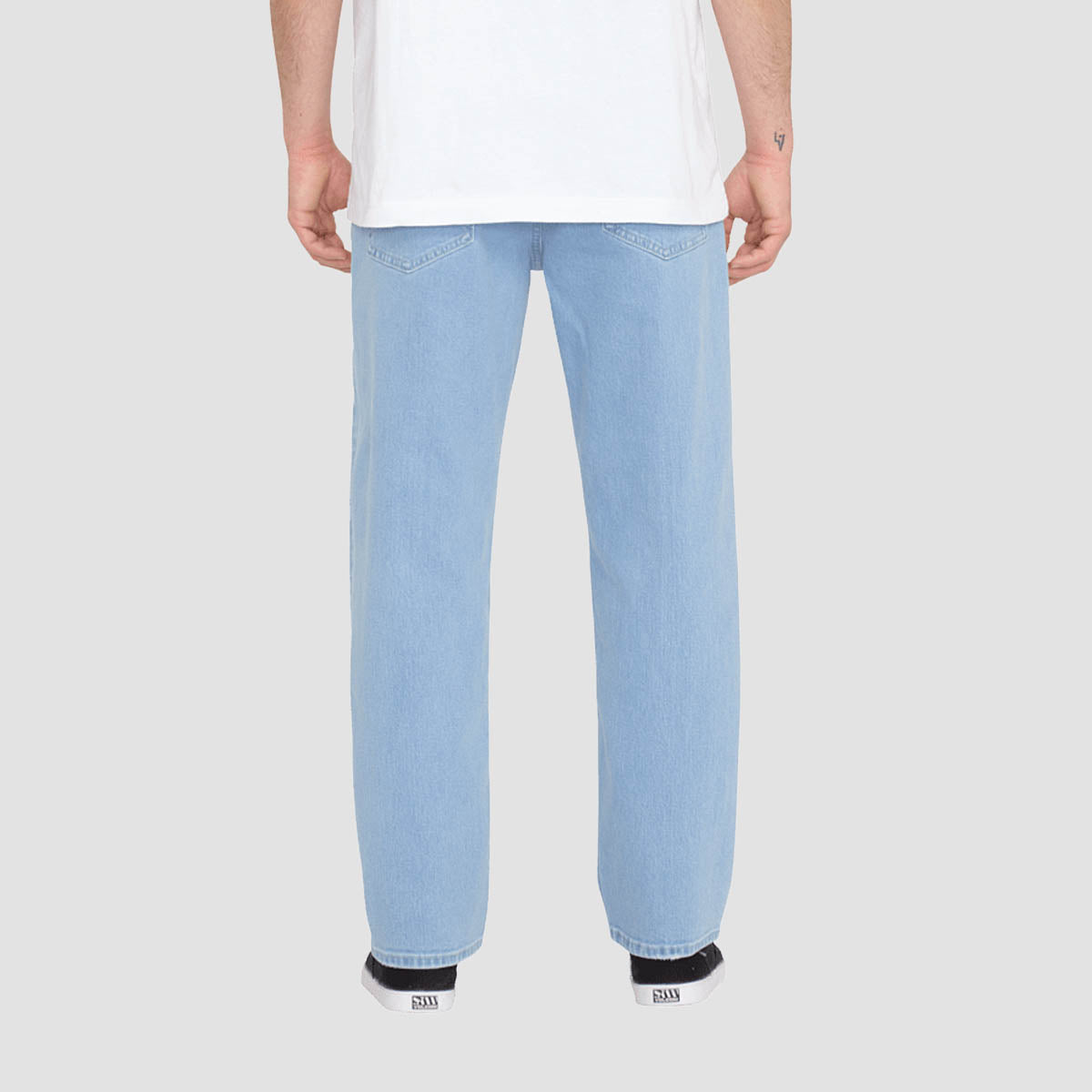 Volcom Modown Tapered Relaxed Fit Jeans Light Vintage Indigo
