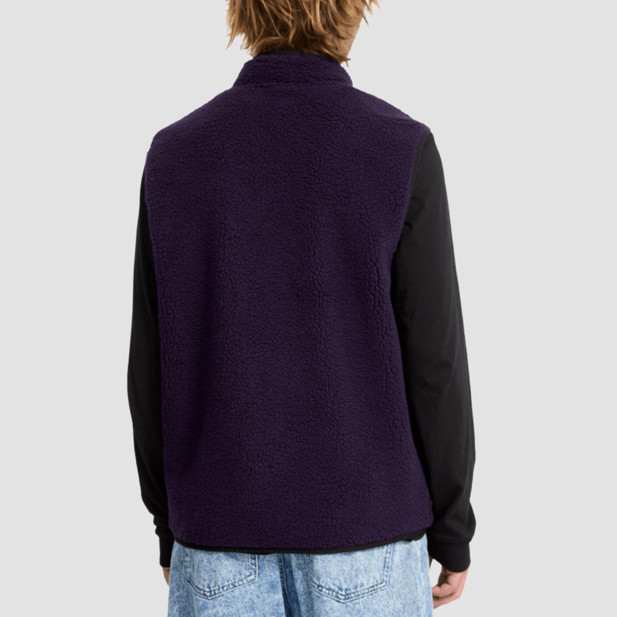 Volcom Muzzer Fuzzar Vest Dark Purple
