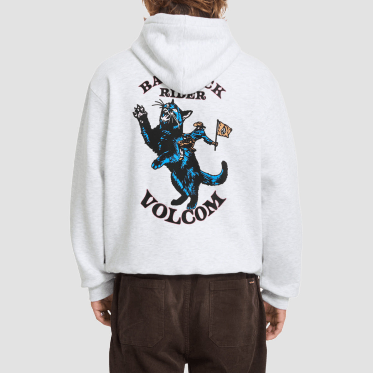 Volcom Noder Pullover Hoodie Bone Heather