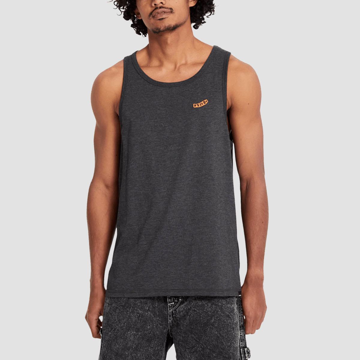 Volcom Pistol Stone Tank Vest Heather Black