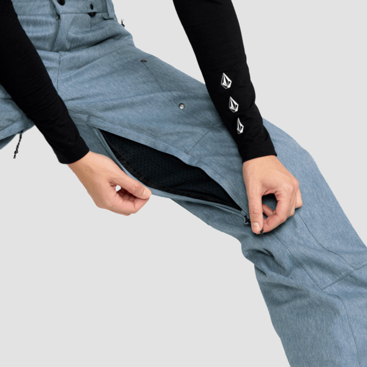 Volcom Pollock 15K Snow Pants Denim - Womens