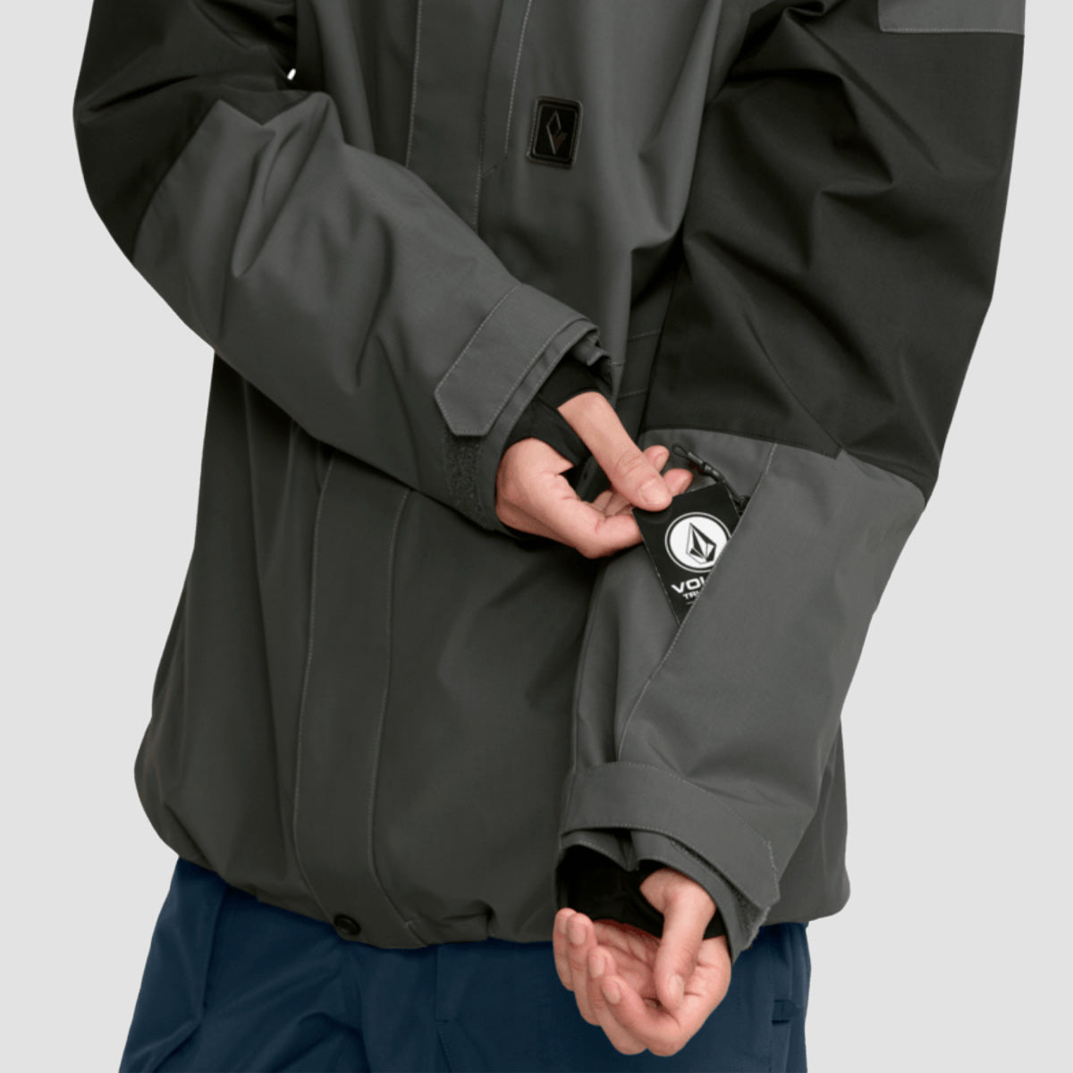 Volcom Primry Snow Jacket Dark Grey