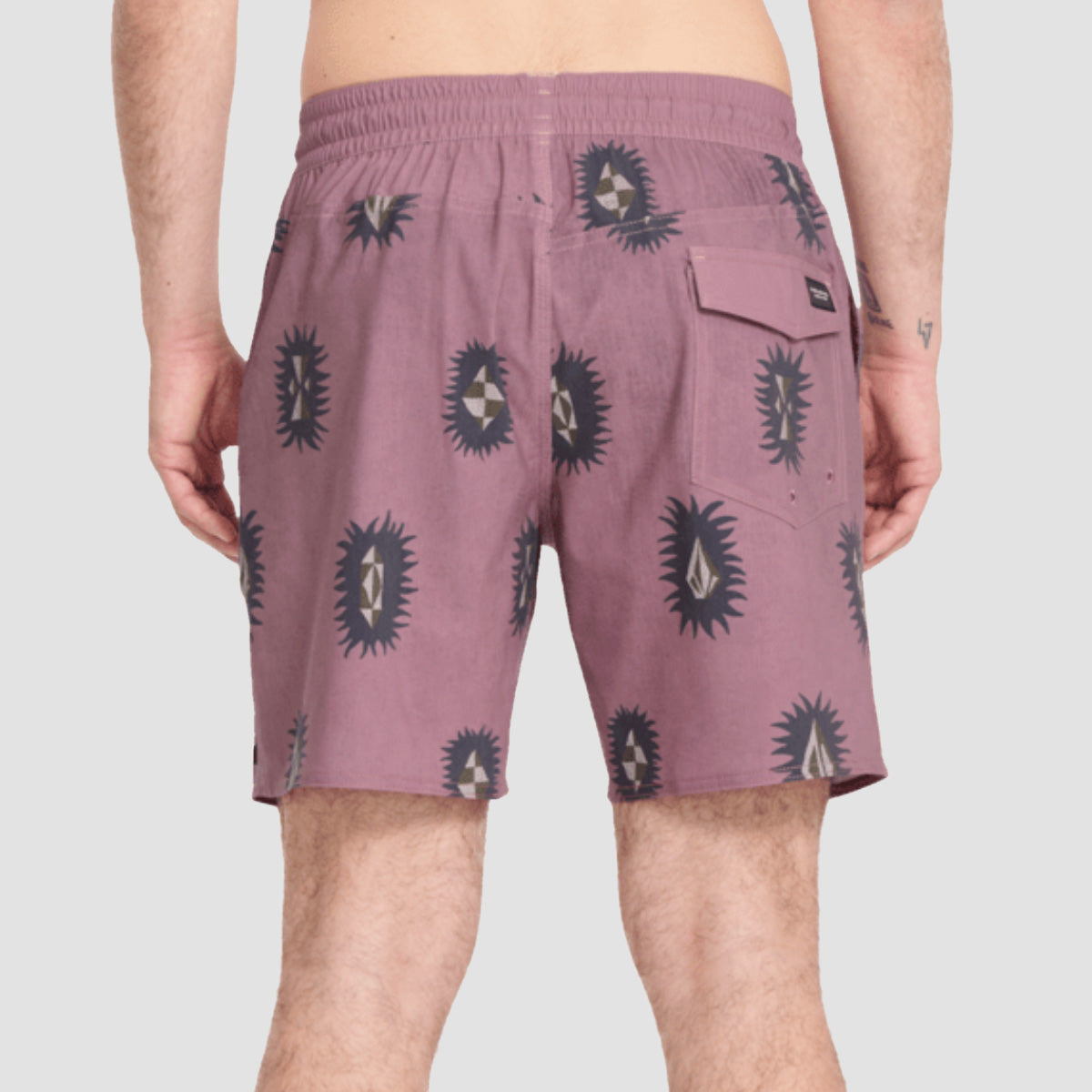 Volcom Psyche Cotton Trunk 17" Boardshorts Stone Rose