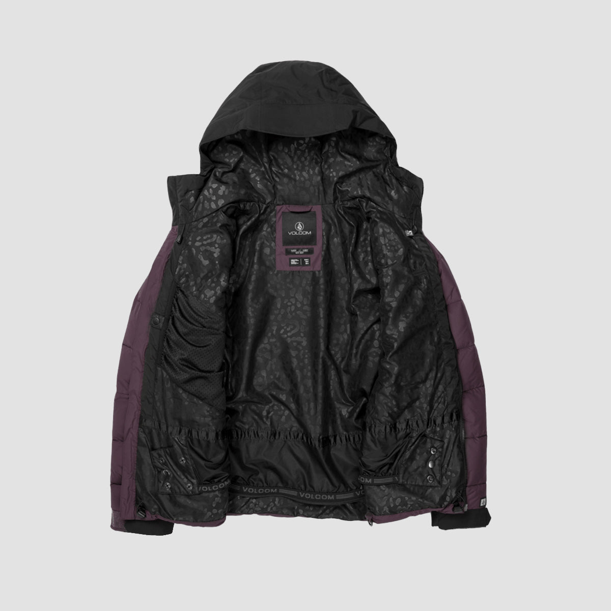 Volcom Puffleup Snow Jacket Blackberry - Womens