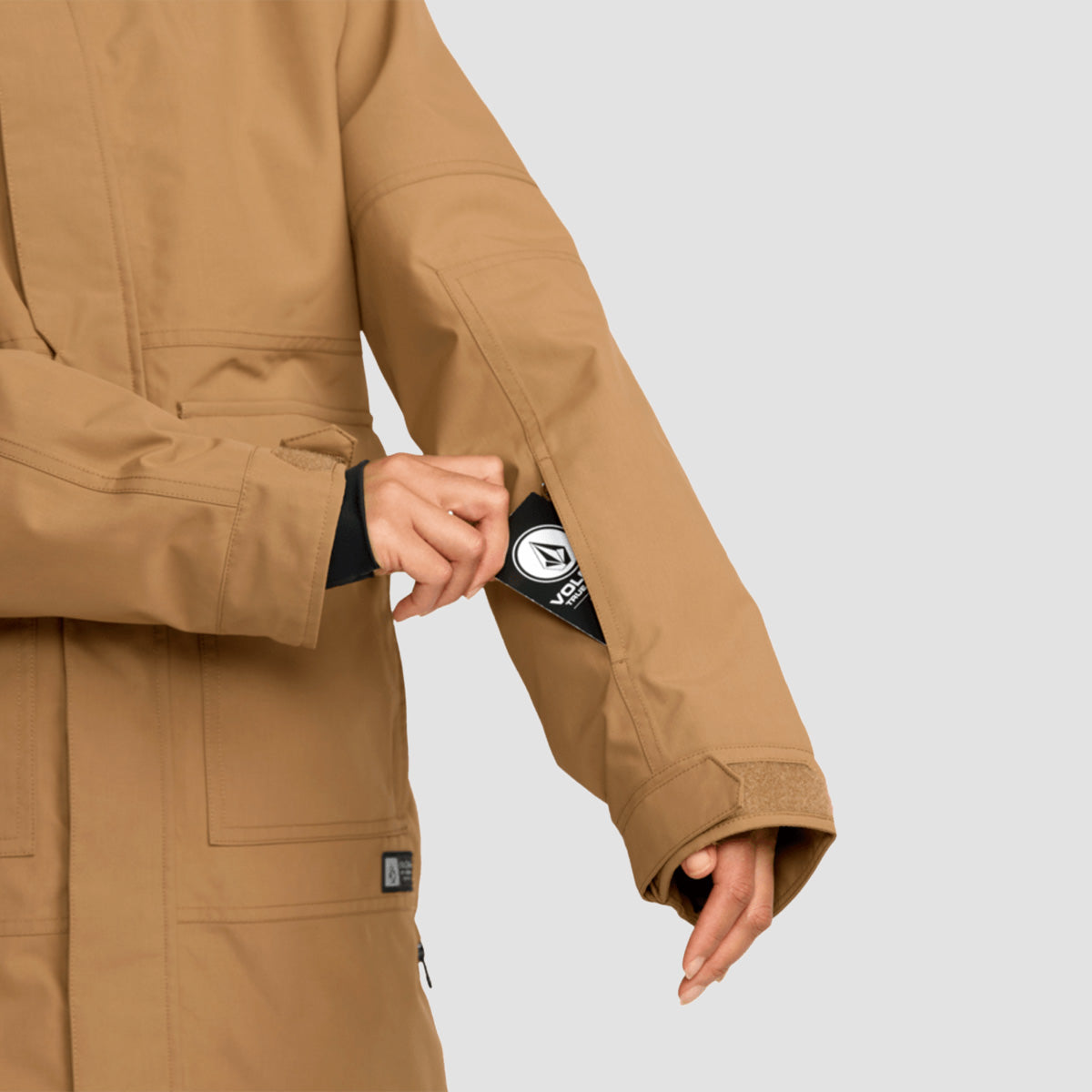Volcom QC Cruiser Ins Parka 15K Snow Jacket Bronze - Womens