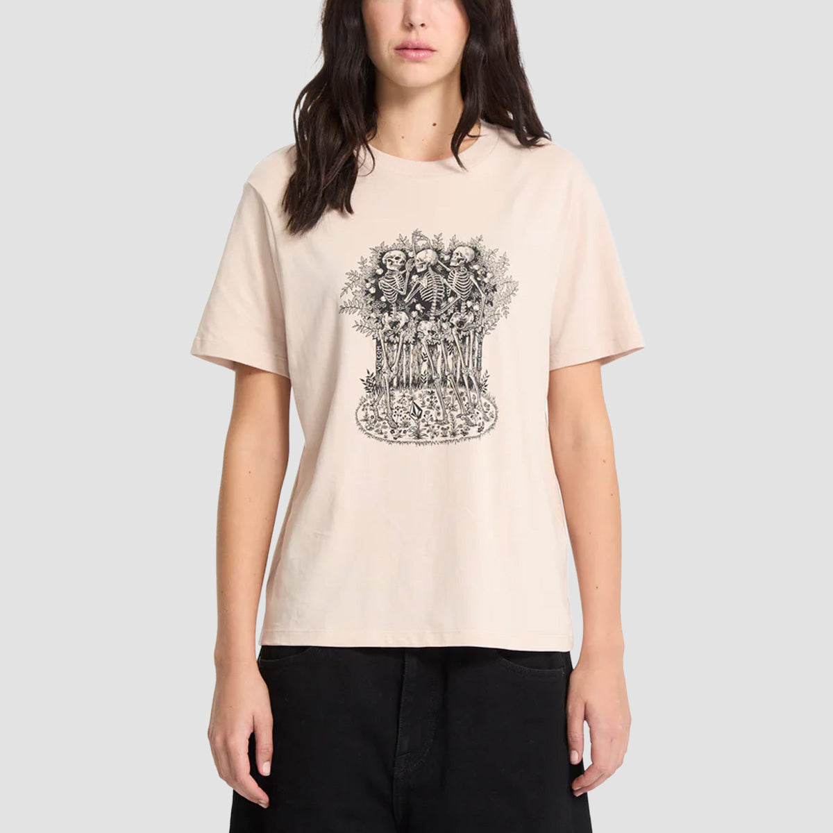 Volcom Radical Daze Up T-Shirt Khakiest - Womens