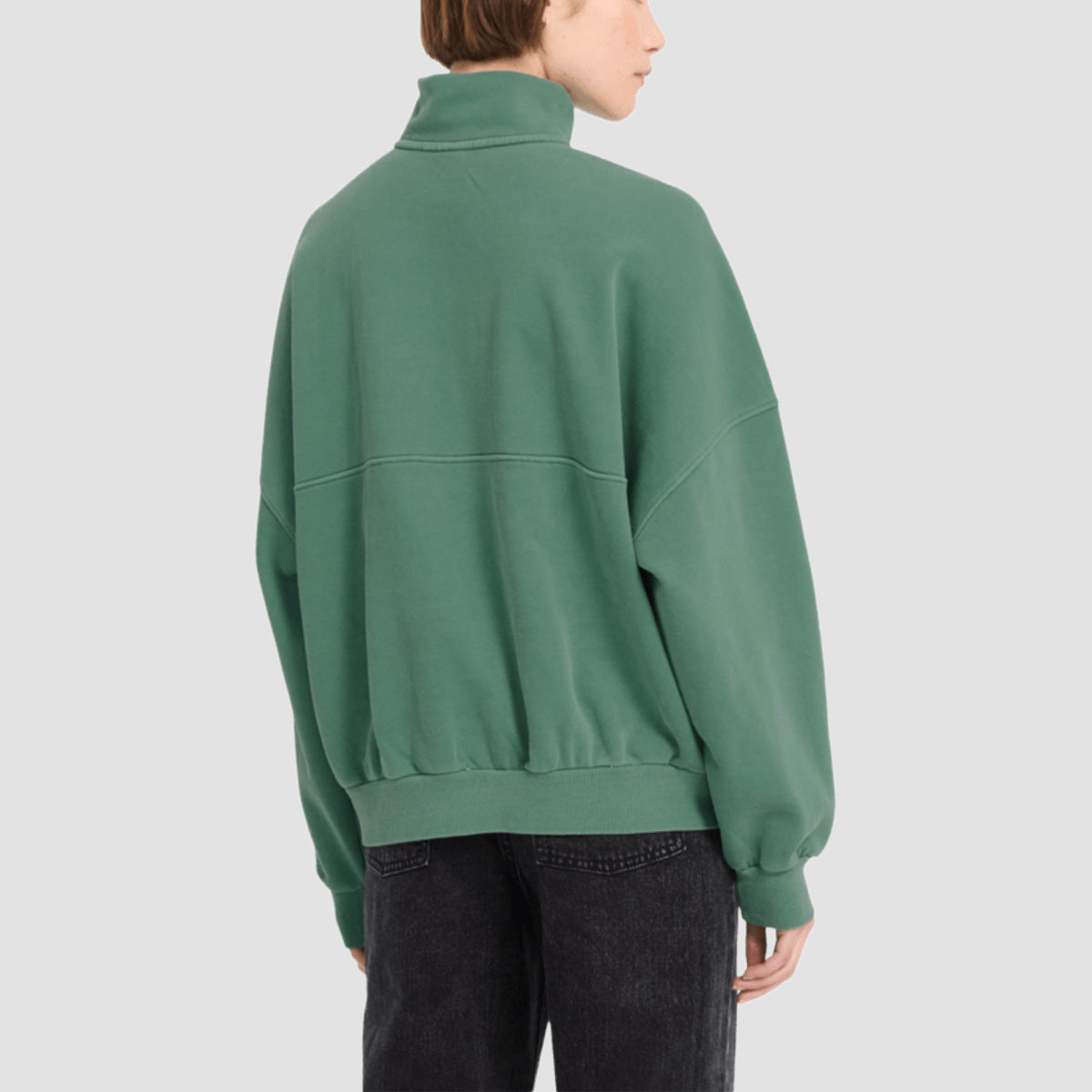 Volcom Reetrostone Up Sweatshirt Evergreen - Womens