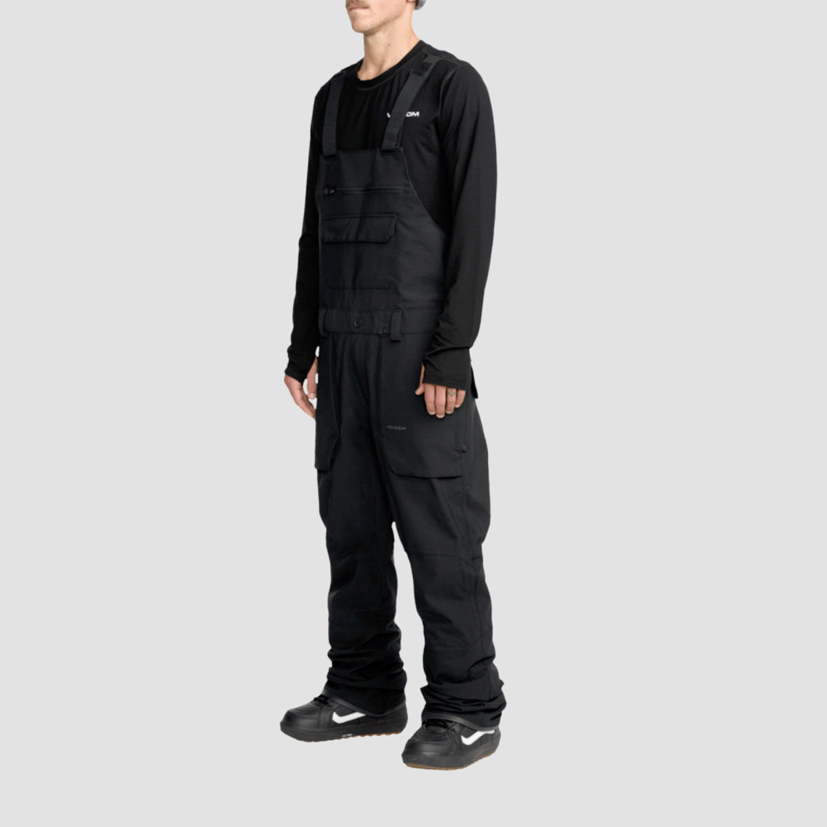 Volcom Roan Bib Overall 15K Snow Pants Black