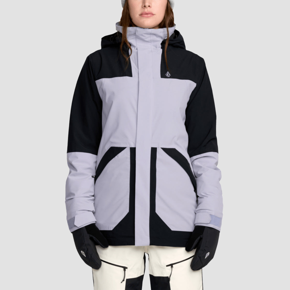 Volcom Shelter 20K 3D Stretch Snow Jacket Lavender Aura - Womens
