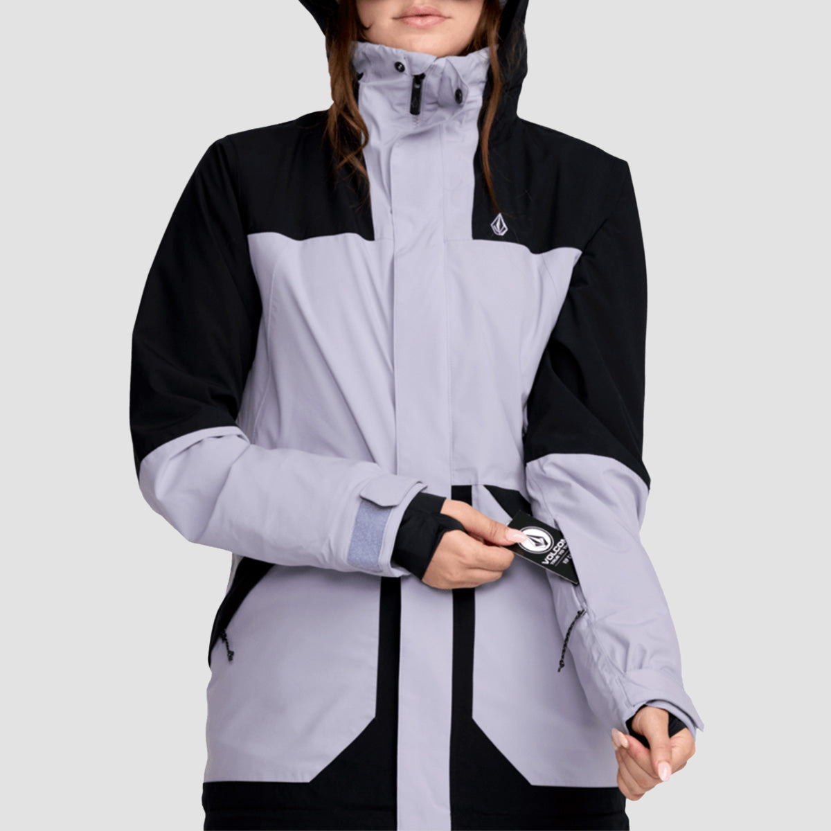 Volcom Shelter 20K 3D Stretch Snow Jacket Lavender Aura - Womens