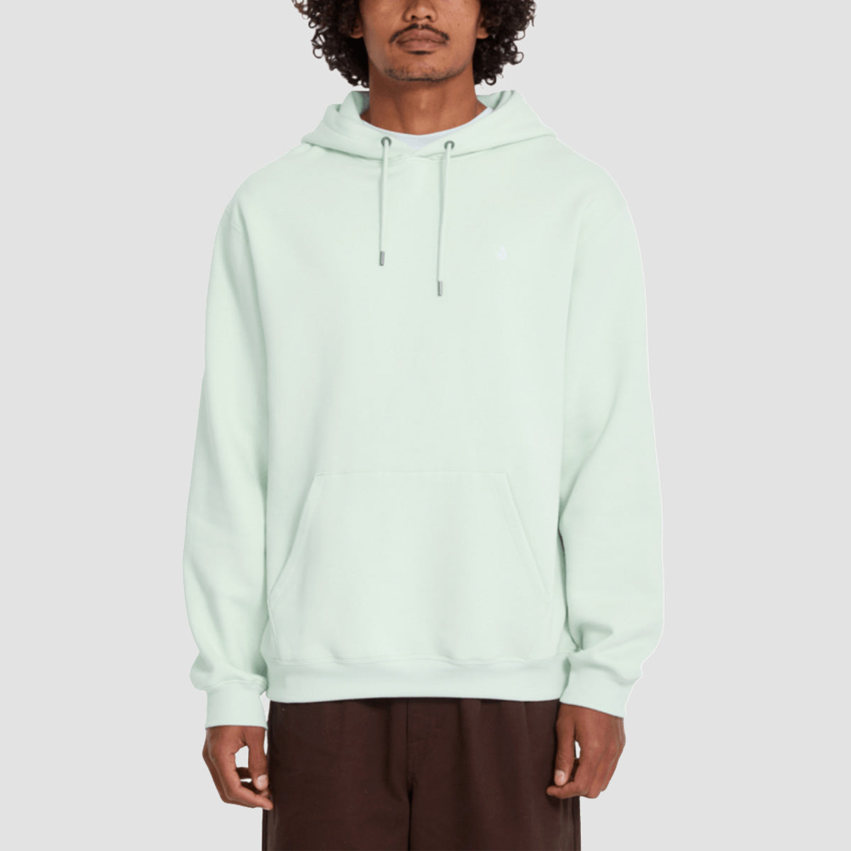 Volcom Single Stone Pullover Hoodie Pale Aqua