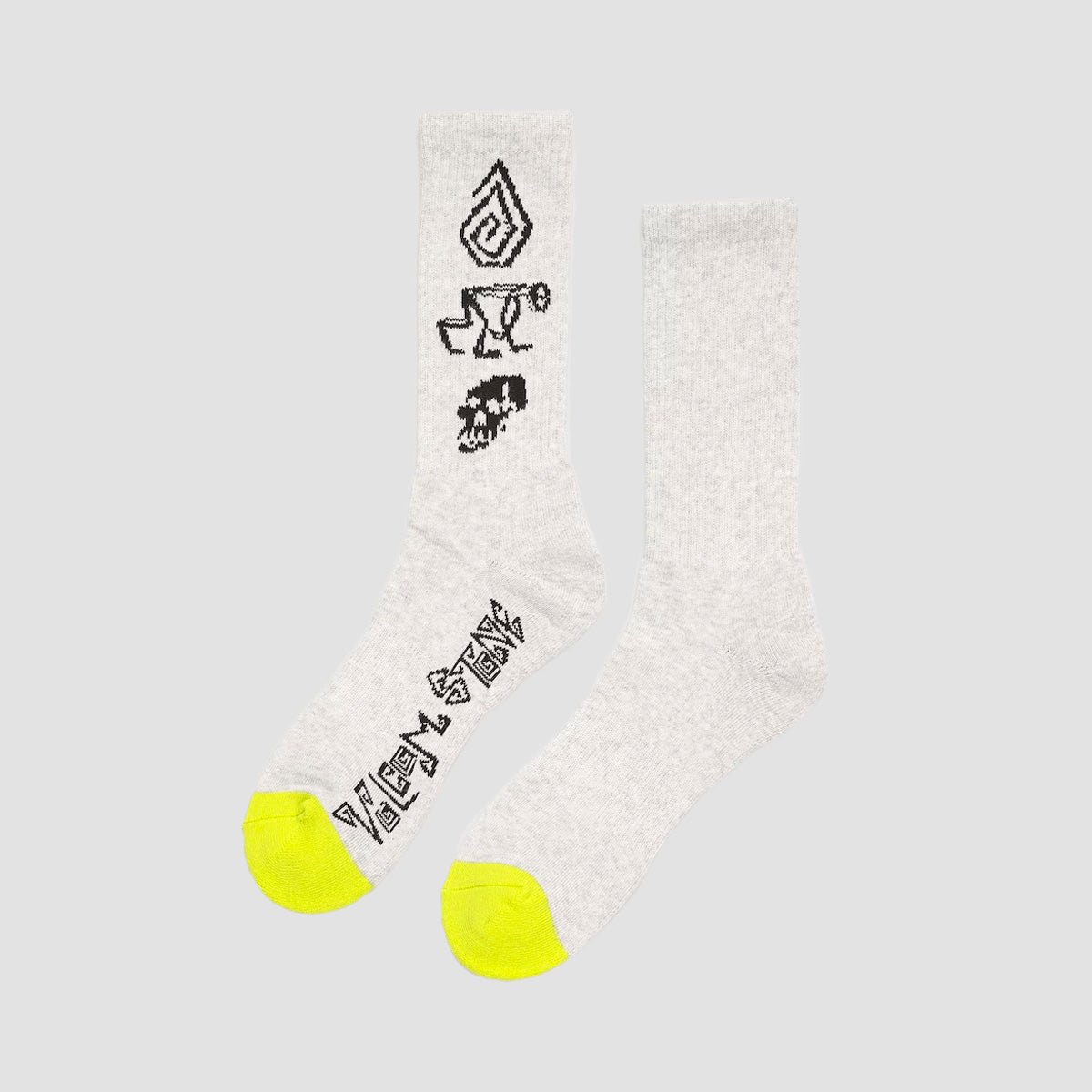 Volcom Skate Vitals Simon Bannerot Socks Charcoal Heather