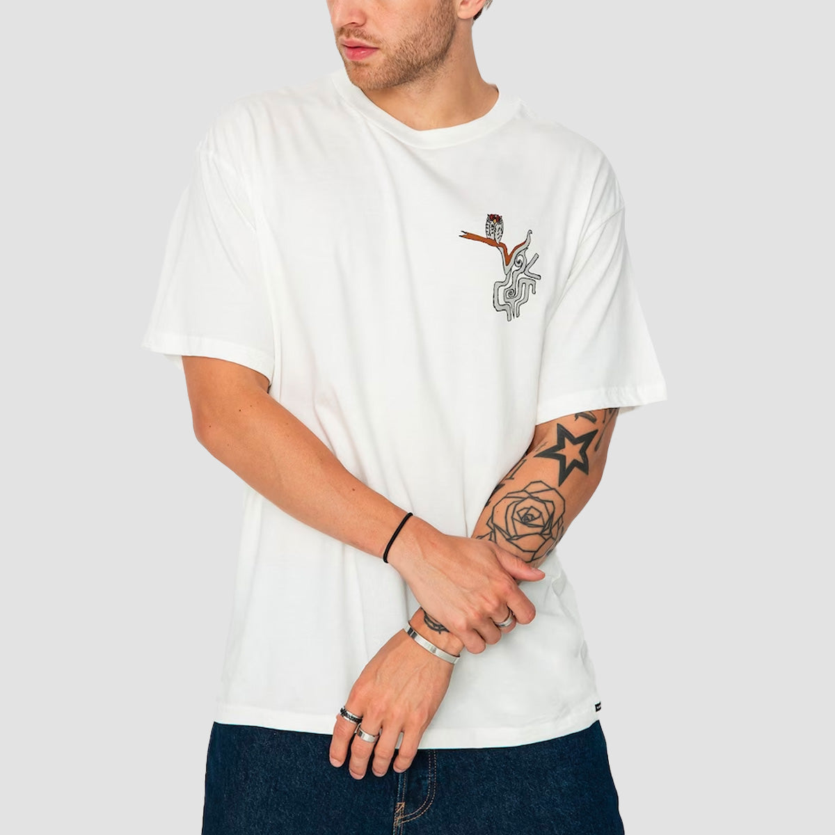 Volcom Skate Vitals Simon Bannerot T-Shirt Off White