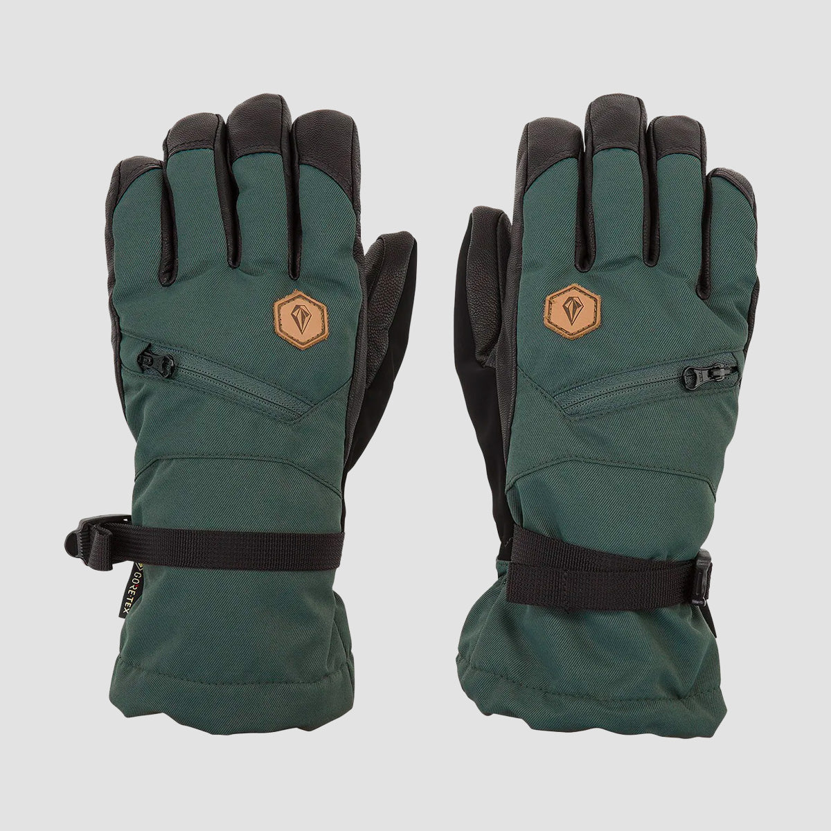 Volcom Skye Gore-Tex Over Snow Gloves Eucalyptus - Womens