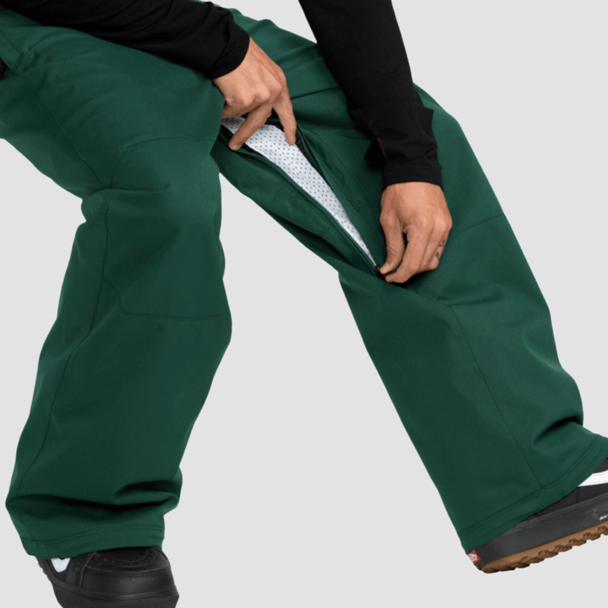 Volcom Snow Billow 10K Snow Pants Black Green