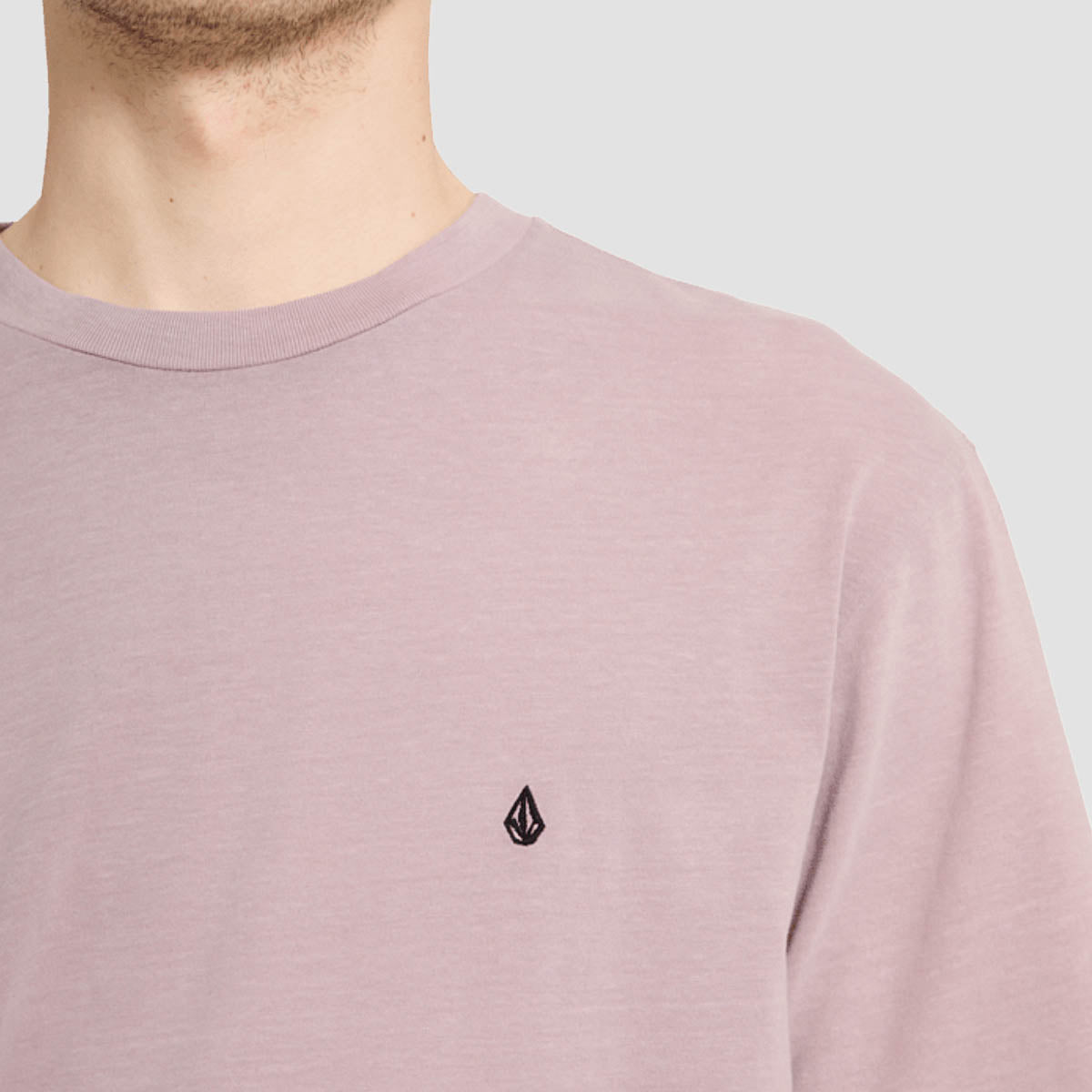 Volcom Solid Stone Emb T-Shirt Bark Brown