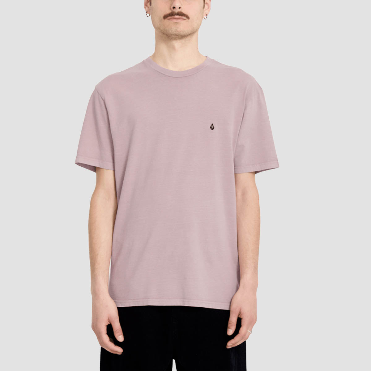 Volcom Solid Stone Emb T-Shirt Bark Brown