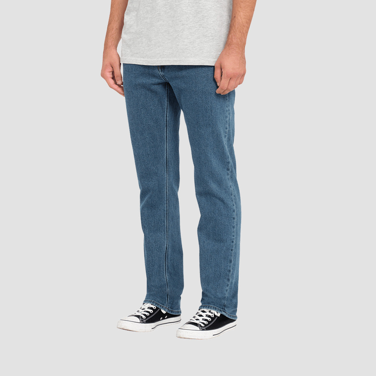 Volcom Solver Modern Fit Jeans Washed Blue