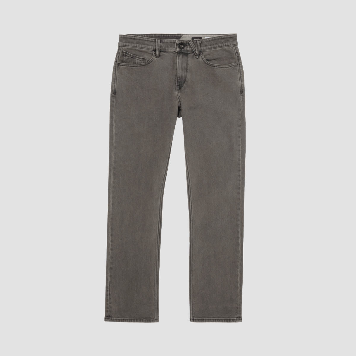 Volcom Solver Modern Straight Fit Jeans Black Ozone