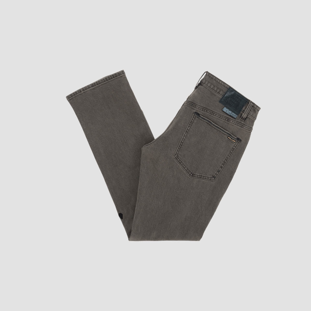Volcom Solver Modern Straight Fit Jeans Black Ozone